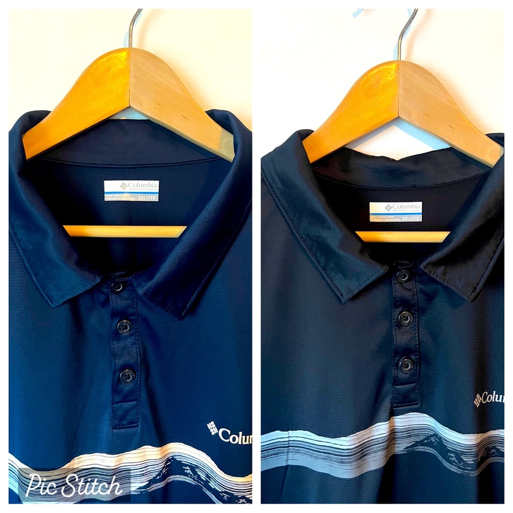 Men’s Columbia Omnia wick Polo shirts XXL